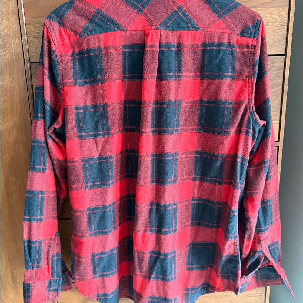 Weatherproof Red Black Plaid Long Sleeve Shirt L - Picture 4 of 9